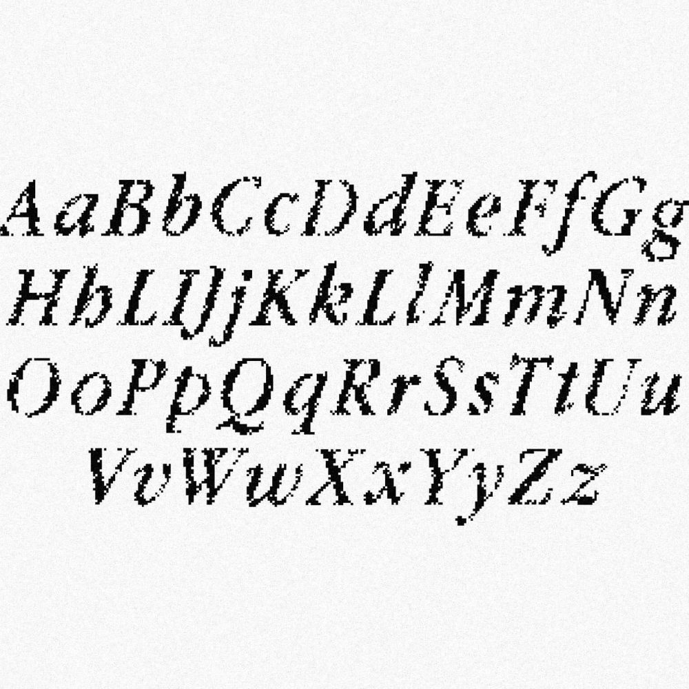 fffffff Pixel Serif Font - Nomad Visuals Co.