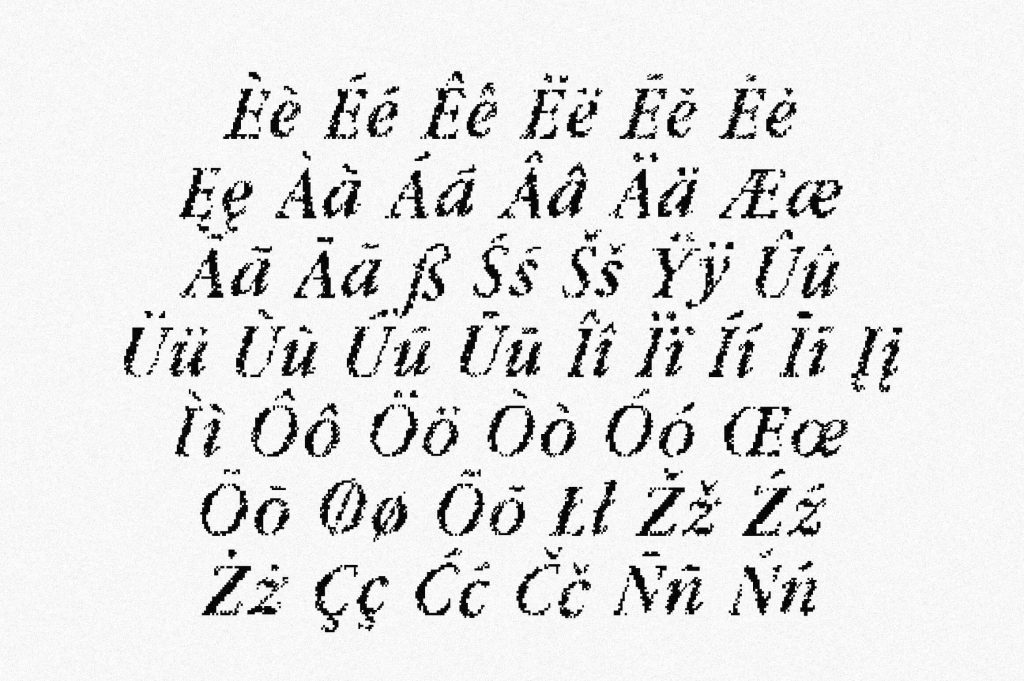 fffffff Pixel Serif Font - Nomad Visuals Co.